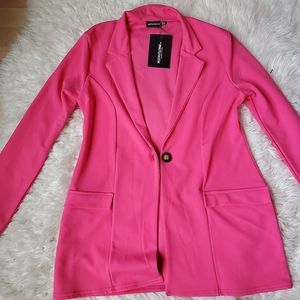 Pink blazer
